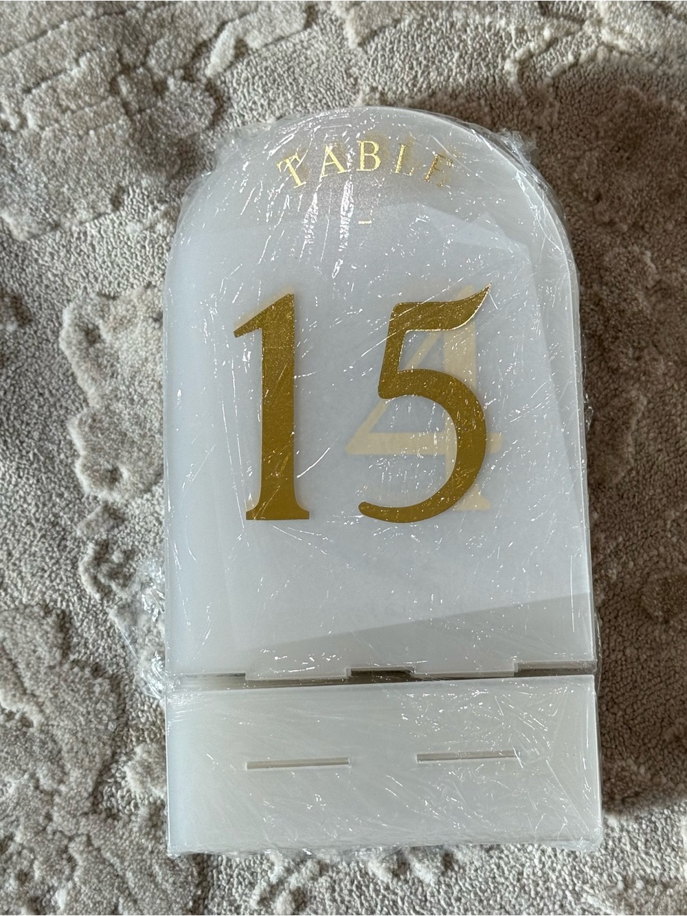 Table numbers for wedding/ party